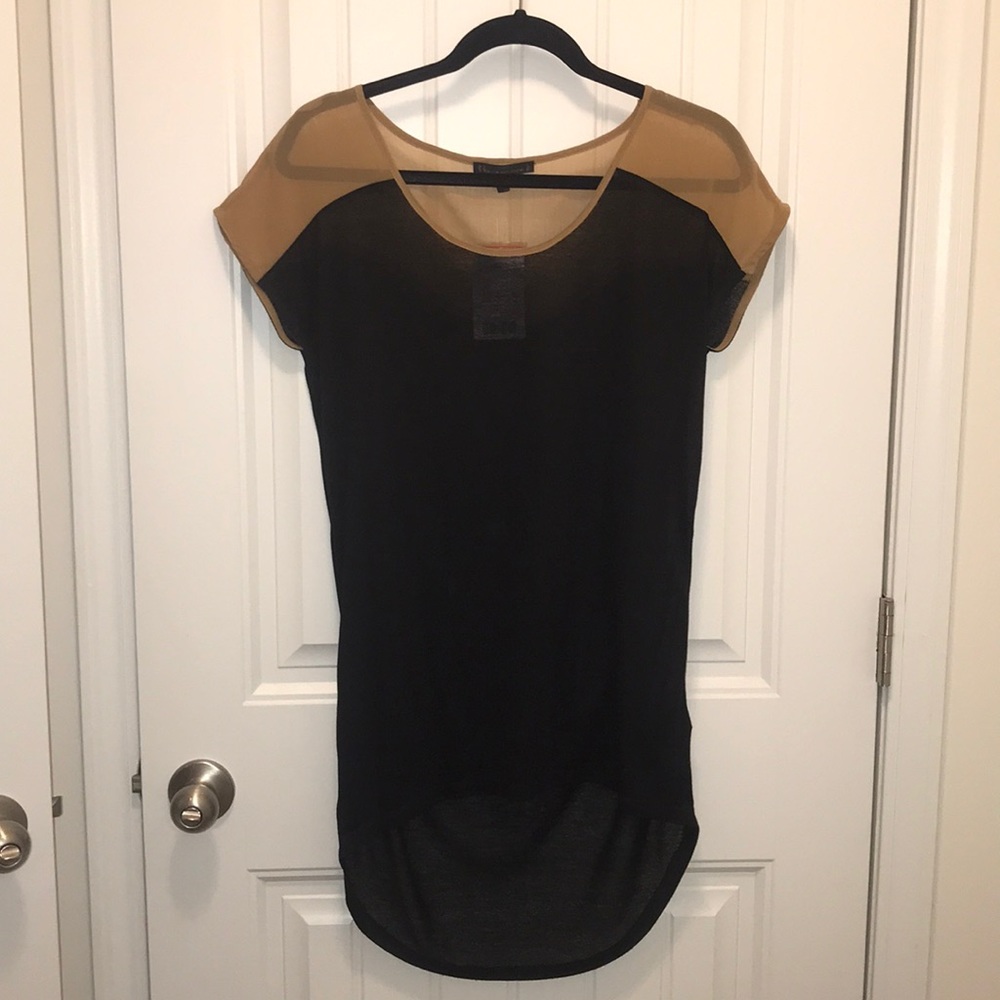 UO black and tan tunic